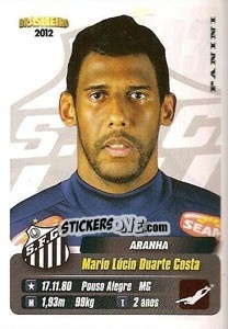 Sticker Aranha - Campeonato Brasileiro 2012 - Panini