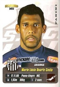 Cromo Aranha - Campeonato Brasileiro 2012 - Panini