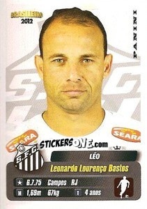 Cromo Leo - Campeonato Brasileiro 2012 - Panini