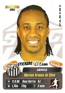 Sticker Arouca - Campeonato Brasileiro 2012 - Panini