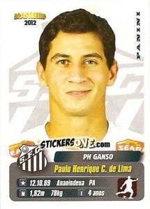Sticker PH Ganso - Campeonato Brasileiro 2012 n. 304 - Panini