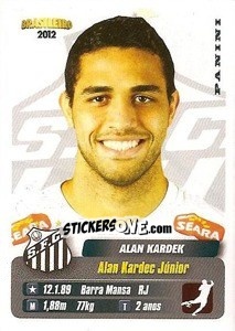 Sticker Alan Kardek - Campeonato Brasileiro 2012 - Panini
