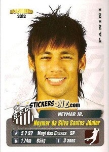 Sticker Neymar Jr. - Campeonato Brasileiro 2012 n. 306 - Panini