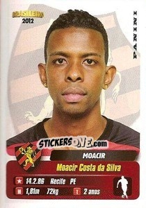 Cromo Moacir - Campeonato Brasileiro 2012 n. 331 - Panini