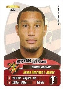 Sticker Bruno Aguiar - Campeonato Brasileiro 2012 - Panini