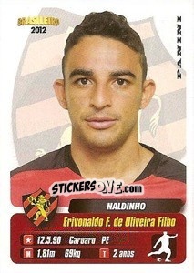 Figurina Naldinho - Campeonato Brasileiro 2012 - Panini