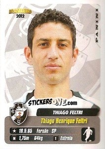 Sticker Thiago Feltri - Campeonato Brasileiro 2012 n. 352 - Panini