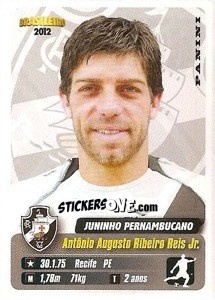 Sticker Juninho Pernambucano - Campeonato Brasileiro 2012 n. 358 - Panini