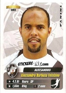 Figurina Alecsandro - Campeonato Brasileiro 2012 - Panini