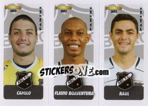 Sticker Camilo / F.Bonaventura / Raul - Campeonato Brasileiro 2012 - Panini