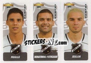 Sticker Murilo / R.Potiguar / Jerson - Campeonato Brasileiro 2012 - Panini