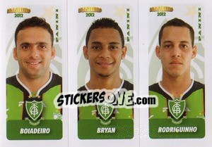 Cromo Boiadeiro / Bryan / Rodriguinho - Campeonato Brasileiro 2012 n. 369 - Panini