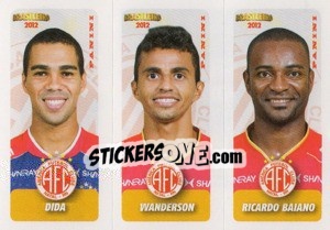 Sticker Dida / Wanderson / R.Baiano - Campeonato Brasileiro 2012 - Panini