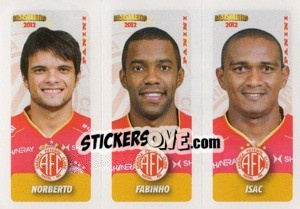Sticker Norberto / Fabinho / Isac - Campeonato Brasileiro 2012 n. 379 - Panini