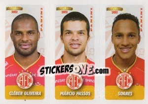 Figurina C.Oliveira / M.Passos / Soares - Campeonato Brasileiro 2012 - Panini