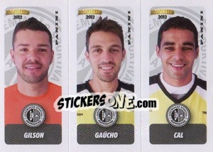 Figurina Gilson / Gaucho / Cal - Campeonato Brasileiro 2012 - Panini