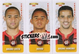 Sticker R.Costa / Deivid / B.Mineiro - Campeonato Brasileiro 2012 n. 394 - Panini