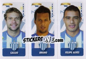 Cromo Cassio / Bruno / F.Alves - Campeonato Brasileiro 2012 - Panini