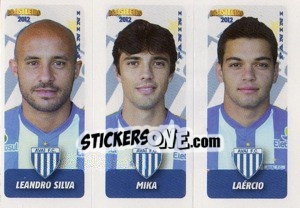 Sticker L.Silva / Mika / Laercio - Campeonato Brasileiro 2012 - Panini
