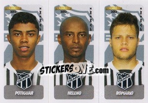 Sticker Potiguar / Heleno / Romario - Campeonato Brasileiro 2012 n. 423 - Panini