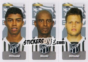 Cromo Potiguar / Heleno / Romario - Campeonato Brasileiro 2012 - Panini