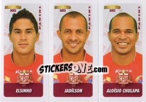 Sticker Elsinho / Jadilson / A.Chulapa - Campeonato Brasileiro 2012 - Panini