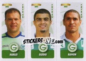 Figurina Harlei / Egidio / Ramon - Campeonato Brasileiro 2012 - Panini