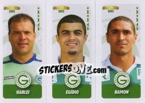 Sticker Harlei / Egidio / Ramon - Campeonato Brasileiro 2012 n. 438 - Panini