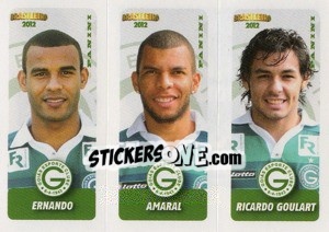 Sticker Ernando / Amaral / R.Goulart - Campeonato Brasileiro 2012 n. 439 - Panini