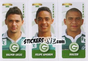 Sticker V.Lucas / F.Amorim / Walter - Campeonato Brasileiro 2012 n. 441 - Panini