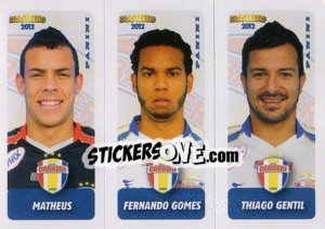 Sticker Matheus / F.Gomes / T.Gentil - Campeonato Brasileiro 2012 - Panini