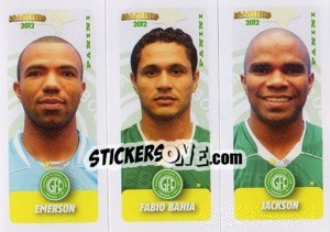 Sticker Emerson / F.Bahia / Jackson - Campeonato Brasileiro 2012 - Panini