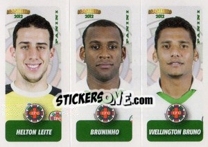 Sticker H.Leite / Bruninho / W.Bruno - Campeonato Brasileiro 2012 n. 467 - Panini