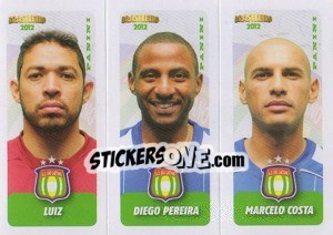 Figurina Luiz / D.Pereira / M.Costa - Campeonato Brasileiro 2012 - Panini