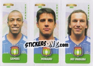 Sticker Samuel / Moradei / N.Paraiba - Campeonato Brasileiro 2012 n. 492 - Panini