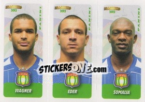 Sticker Wagner / Eder / Somalia - Campeonato Brasileiro 2012 n. 493 - Panini