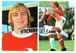 Sticker Alex Cropley - Soccer Stars 1976-1977
 n. 25 - FKS