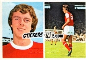 Sticker David O'Leary - Soccer Stars 1976-1977
 n. 28 - FKS