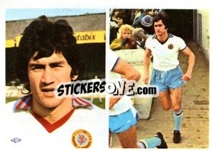 Sticker Dennis Mortimer - Soccer Stars 1976-1977
 n. 47 - FKS