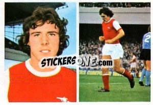 Sticker Frank Stapleton - Soccer Stars 1976-1977
 n. 33 - FKS