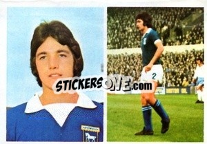 Sticker George Burley - Soccer Stars 1976-1977
 n. 126 - FKS