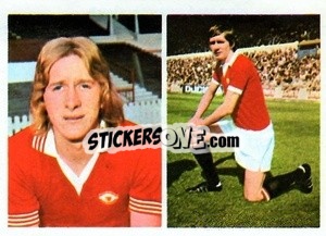 Sticker Gerry Daly - Soccer Stars 1976-1977
 n. 219 - FKS