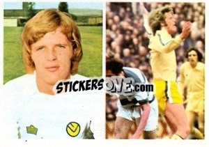 Sticker Gordon McQueen - Soccer Stars 1976-1977
 n. 150 - FKS