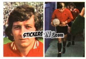 Sticker James Mann - Soccer Stars 1976-1977
 n. 73 - FKS