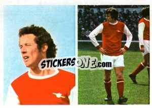 Sticker Liam Brady - Soccer Stars 1976-1977
 - FKS