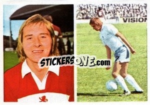 Sticker Peter Brine - Soccer Stars 1976-1977
 n. 235 - FKS