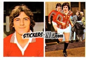 Sticker Steve Coppell - Soccer Stars 1976-1977
 n. 218 - FKS