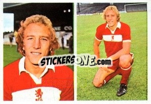 Sticker Stuart Boam - Soccer Stars 1976-1977
 n. 233 - FKS