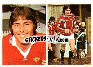Sticker Stuart Pearson - Soccer Stars 1976-1977
 - FKS