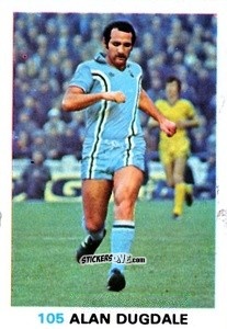 Sticker Alan Dugdale - Soccer Stars 1977-1978
 n. 105 - FKS